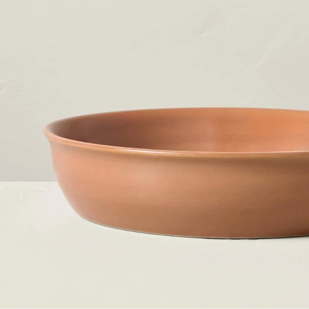 4pk 28oz Flared Brim Stoneware Pasta Bowl Cosmic Rust- Hearth & Hand w Magnolia - Picture 2 of 2